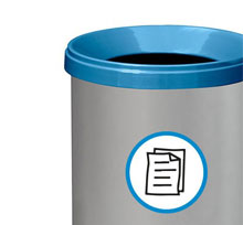 VISLUM paperera reciclatge RING