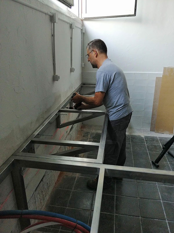 VISLUM comedor en obras