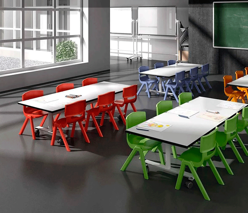 VISLUM mesa abatible infantil plegable MINIFLOOP