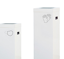 VISLUM papelera reciclaje 6056 para guantes y mascarillas