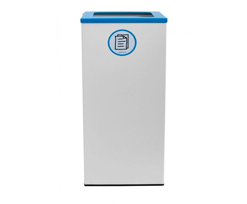 VISLUM papelera reciclaje BIN 1 residuo color Blanco