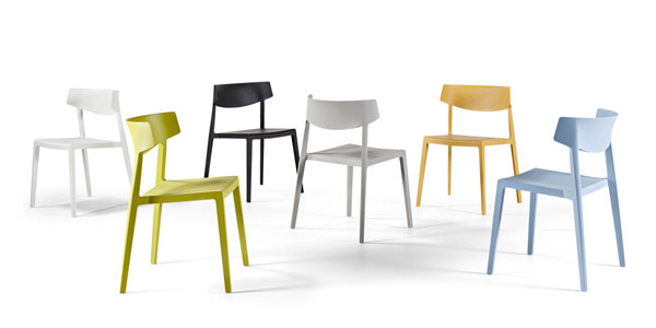 VISLUM silla apilable Wing