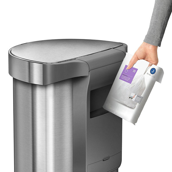 VISLUM papelera sensor con depósito de bolsas VISLUM papelera sensor con depósito de bolsas