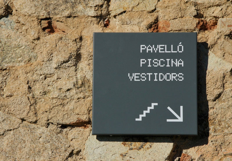 VISLUM placas de señalización en aluminio acabado exterior VISLUM placas de señalización en aluminio acabado exterior