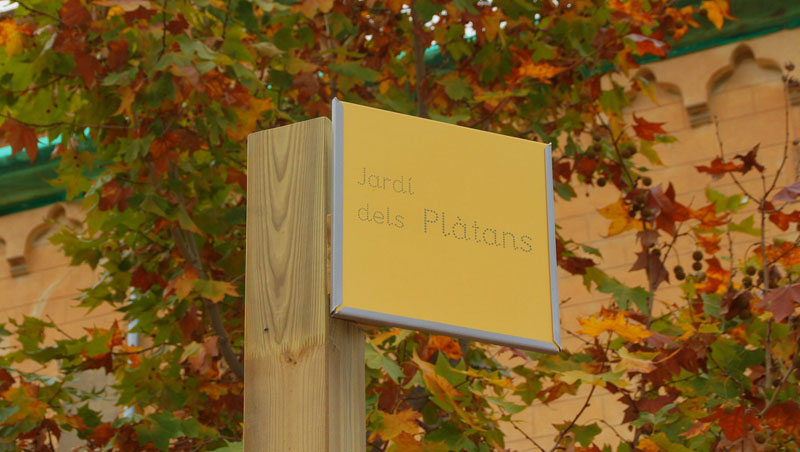 VISLUM placas de señalización jardines VISLUM placas de señalización jardines