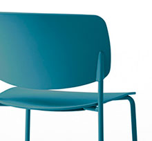 VISLUM silla apilable ARYN y ARYN WOOD